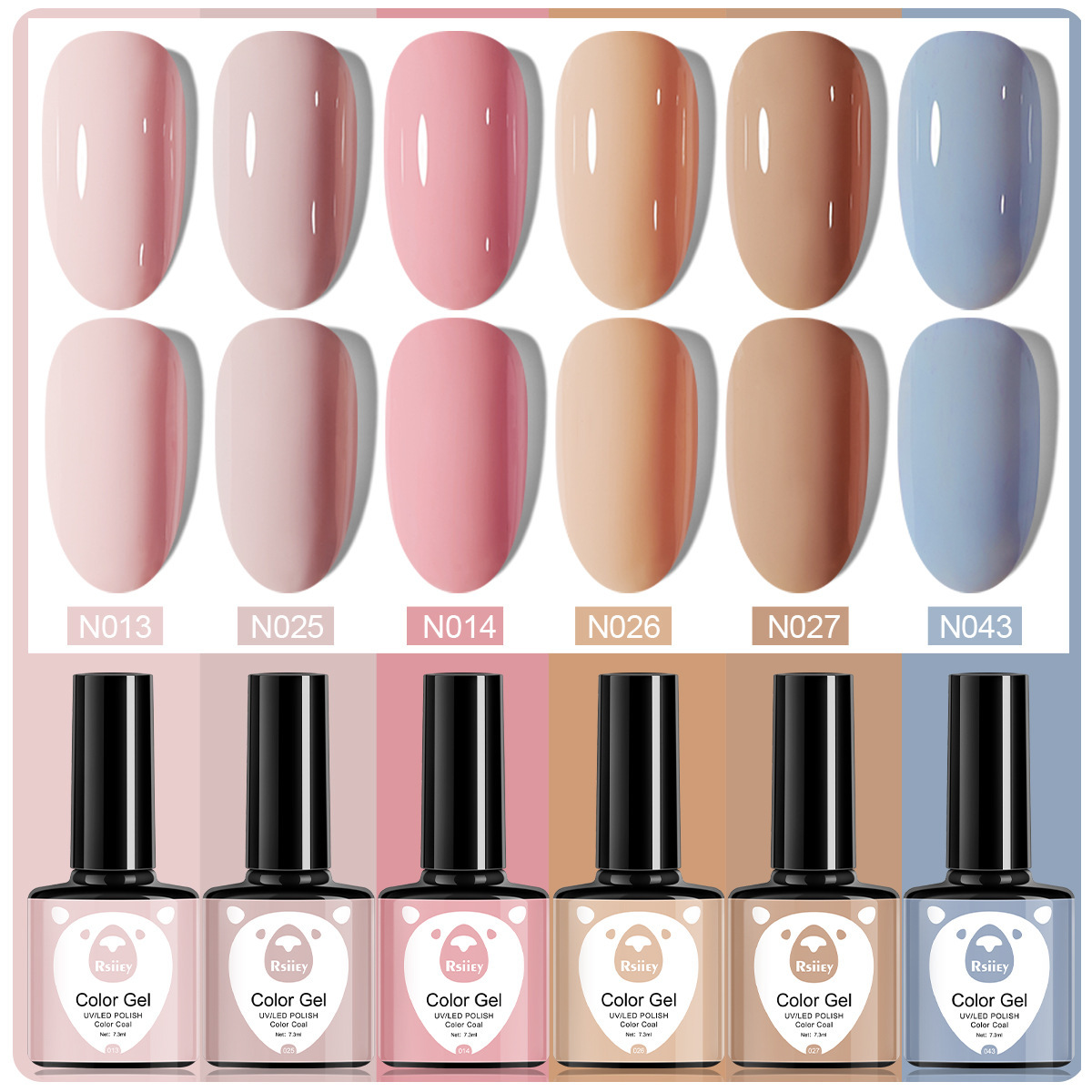 6 colores esmalte de uñas pegamento fototerapia embotellada color popular pintado brillante ojo de gato pegamento UV fototerapia pegamento esmalte de uñas traje de pegamento