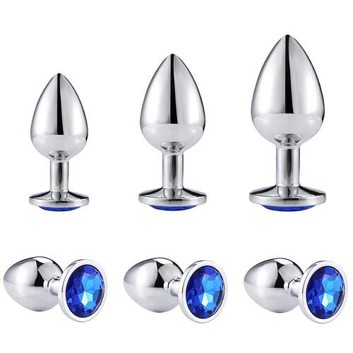 Stainless steel anal plug manufacturer wholesale metal anal plug anal plug adult sex toys (large size)