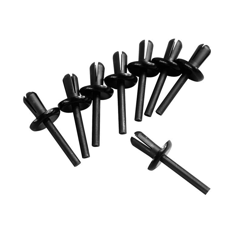 汽车通用黑色抽芯铆钉塑料电器尼龙膨胀拉钉家具面板铆接固定柳钉