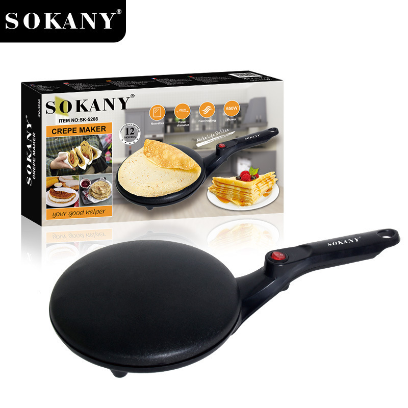 クロスボーダー熱売SOKANY5208ヨーロッパパンケーキ機春巻き皮千層皮全自動ミニパンケーキ|undefined