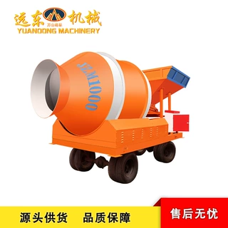 现货JZM1000全自动固定斗搅拌机自上料水泥砂浆混凝土滚筒搅拌机
