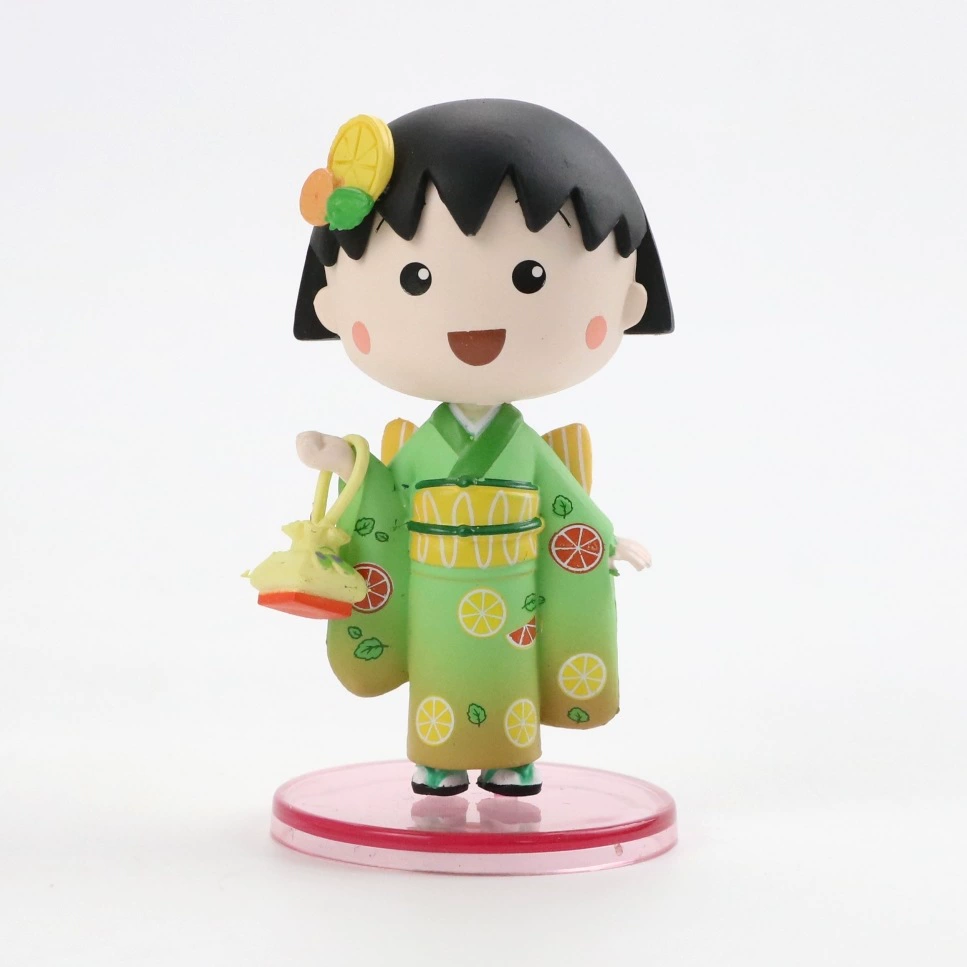 Six kimono small ball tide play ornaments cherry small ball child fun Ins hand -made blind bag car desktop decoration