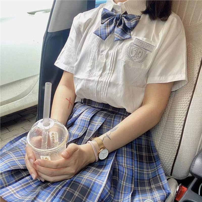 Genuine Japanese student pleated skirt