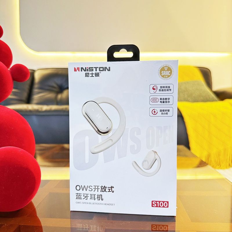 2025 新しい耳掛けオープンワイヤレス Bluetooth ヘッドセットノイズリダクションイヤーフック OWS スポーツ超長バッテリー寿命スマート|undefined
