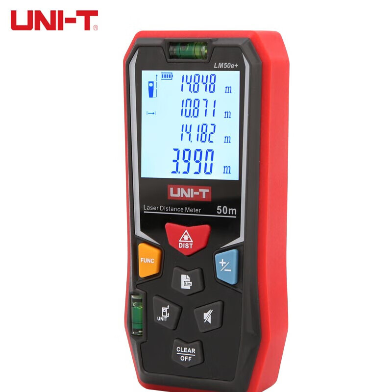 UID UNI-T LM100e + Rangolimeter láser de mano infrarrojo Método de habitación de mano 100