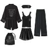 Black set, top with cups