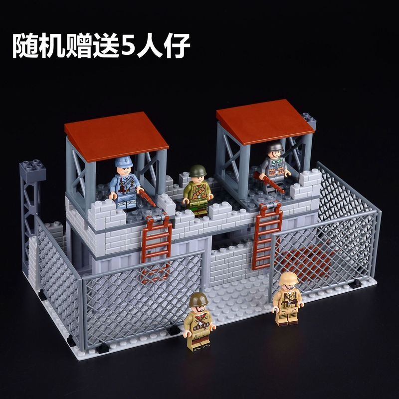 レゴ積み木生化学基地の軍事第二次世界大戦の廃墟のシーンと互換性があります。|undefined
