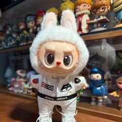 Iabubu娃衣17cm啦布布赛车服一二三代搪胶公仔挂件换装机车衣服