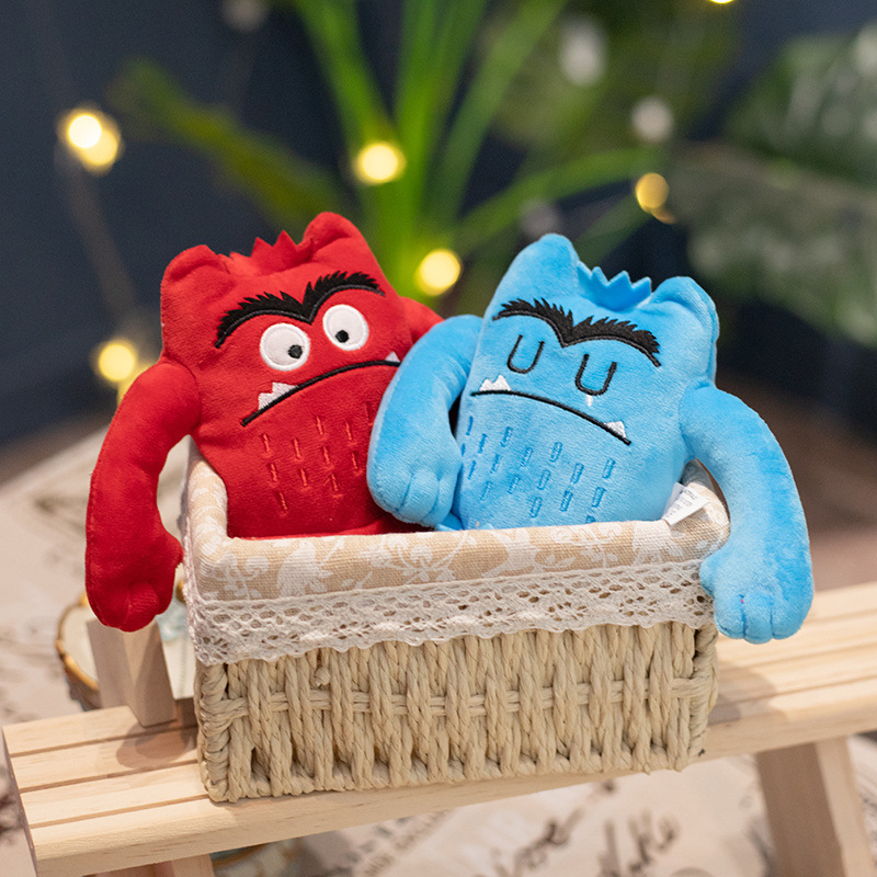 Cross-border hot sale cartoon The color monster funny my emotional expression little monster Doll Doll