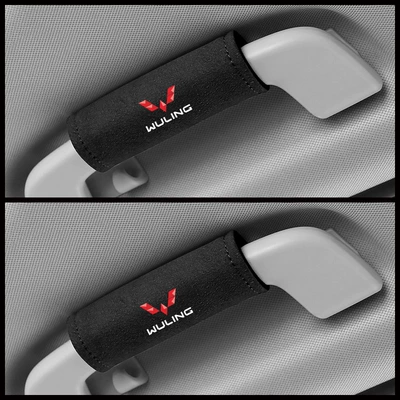 armrest gloves car interior supplies | Sürətlər qutusu və əl tormozu başlıqları - wuling-black-suede-pull-gloves-pair