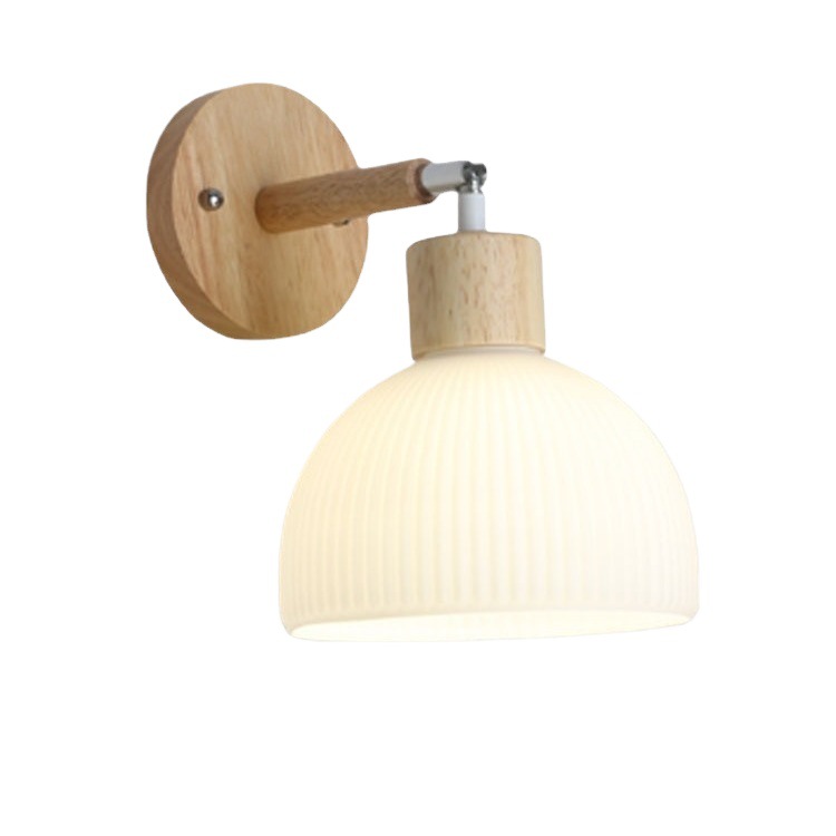 Lámpara de pared de viento de troncos Lámpara de pared de sala de estar de estilo japonés