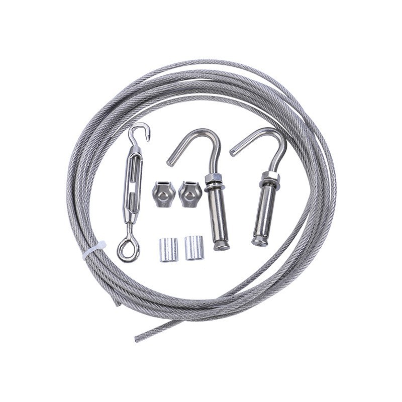 304 de acero inoxidable cuerdas de ropa a prueba de lluvia antiaoxidable corrosión interior y exterior cuerdas de colcha