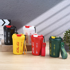 美式316不鏽鋼八角咖啡杯保冷咖啡杯辦公室便攜隨行杯禮品杯