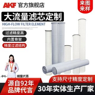 定制40寸大通量滤芯单圈双圈保安过滤器3M颇尔5u大流量折叠滤芯