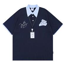 X 45165 Couple fake two-piece POLO shirt ���¼����� POLO ��