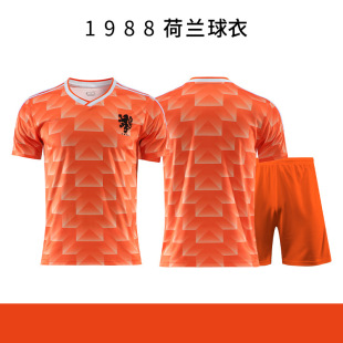 1988 Dutch football uniform jersey suit men's No. 10 Gullitt European Cup football training team uniform customization