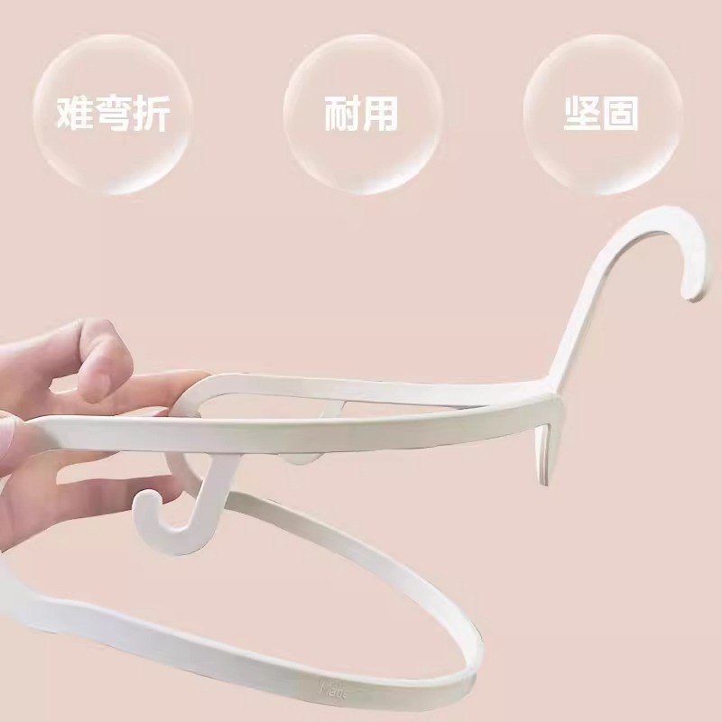 Perchas de Ropa Sin Marcas de Plástico para Hogar y Dormitorio