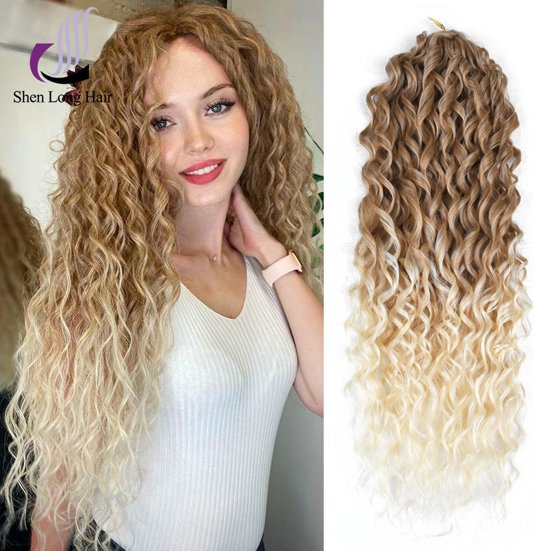 Chemical Fiber Wig Crochet Hair Jessica Curly Hair Air Curl Bulk Hair Big Wave Curl Xuchang