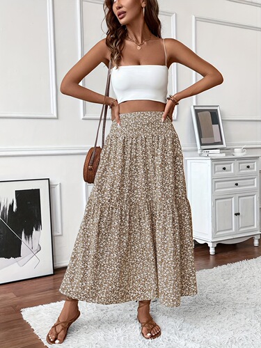 New Print Fashion High-Waisted Skirt Summer Women's Wear