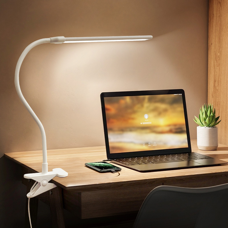 Led Table Lamp Bedroom Lamp Student Learning Eye Protection Clip Fill Light USB Clip Table Lamp Amazon Cross-Border