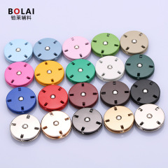 High-end invisible metal concealed buckle cashmere woolen coat snap buttons mother-in-law buttons colorful round snap buttons hand-stitched buttons