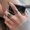 Tide, summer trend adjustable retro ring hip-hop style, Japanese and Korean