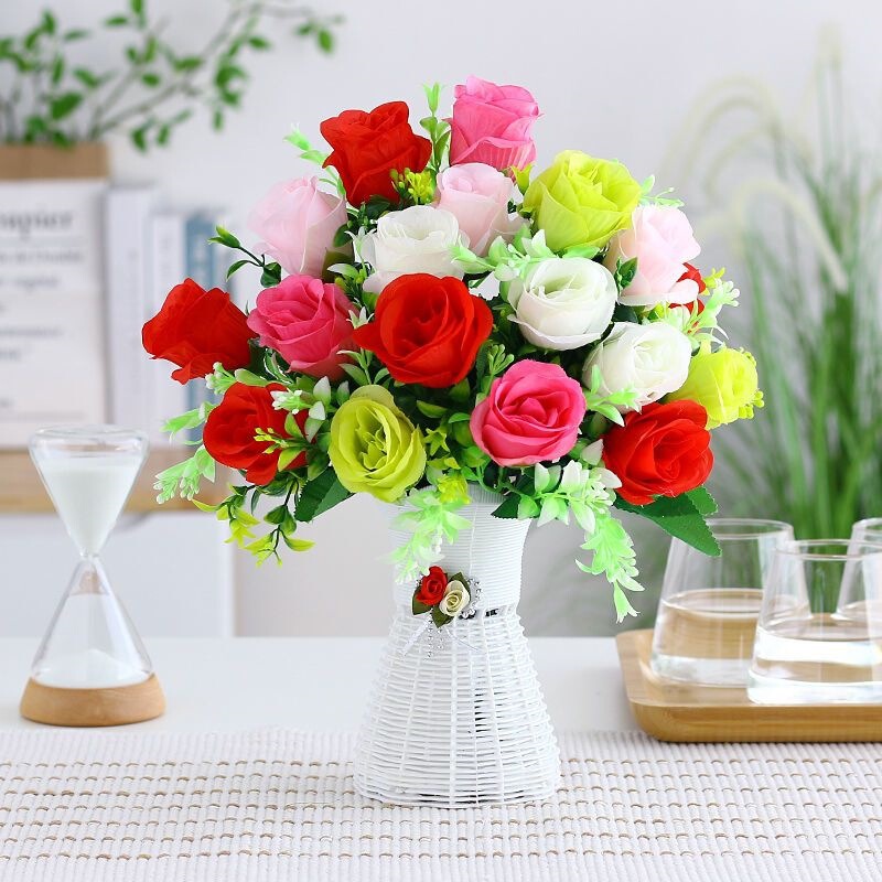 Coffee Table and Dining Table Decorations, Floral Arrangements, Refrigerator Display, Silk Flowers, Artificial Flowers, Living Room Plastic Fake Flower Set, Dried Flower Bouquet, Potted Plants Coffee Table and Dining Table Decorations, Floral Arrangements, Refrigerator Display, Silk Flowers, Artificial Flowers, Living Room Plastic Fake Flower Set, Dried Flower Bouquet, Potted Plants