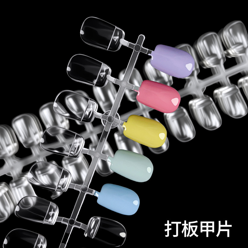 Shangmei Nail Art Transparent Color Swatches Display Board Color Chart Round Square Oval Display Practice Nail Tips Shangmei Nail Art Transparent Color Swatches Display Board Color Chart Round Square Oval Display Practice Nail Tips