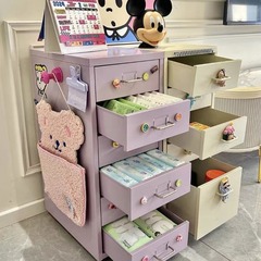 クリエイティブ DIY 収納キャビネットリビングルーム収納キャビネット多層オフィスファイル収納キャビネット鉄ベッドサイド引き出しキャビネット