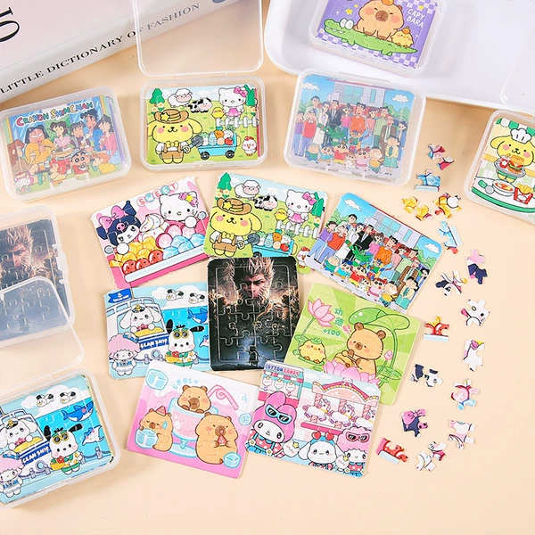 Cartoon plane puzzle box [5 pieces]
