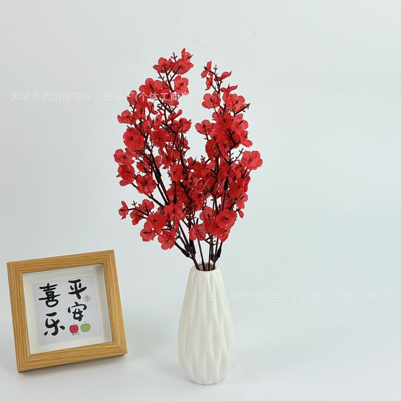 Cinco tiendas de seda cubiertas con estrellas celestes para la decoración de boda flor imitación flor al por mayor floral floral paisaje del centro comercial paisaje transfronterizo image 20