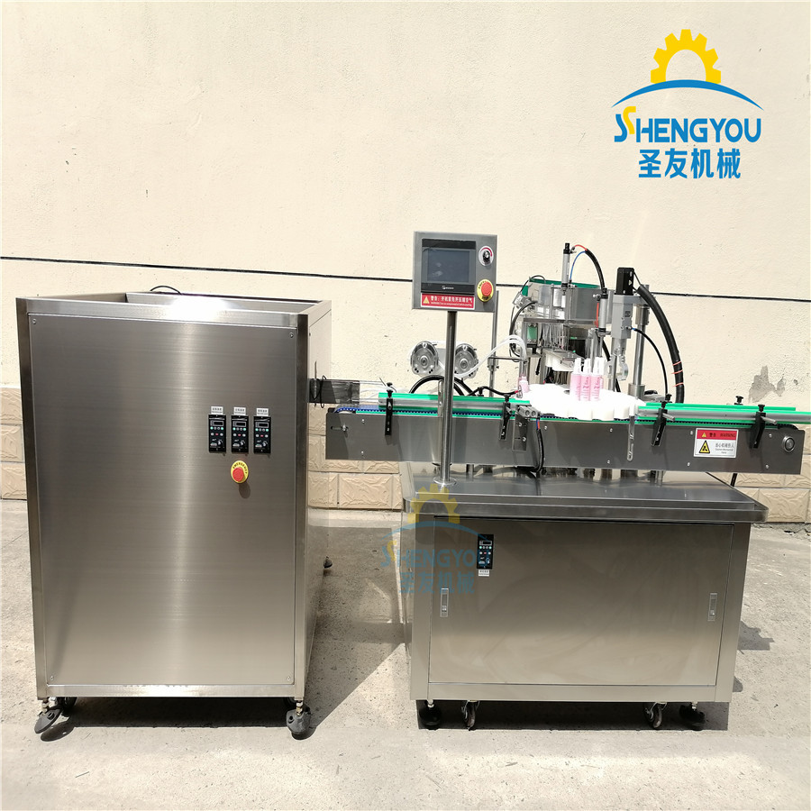 上海8头漱口水灌装机 漱口水全自动灌装旋盖机 50ml漱口水灌装机