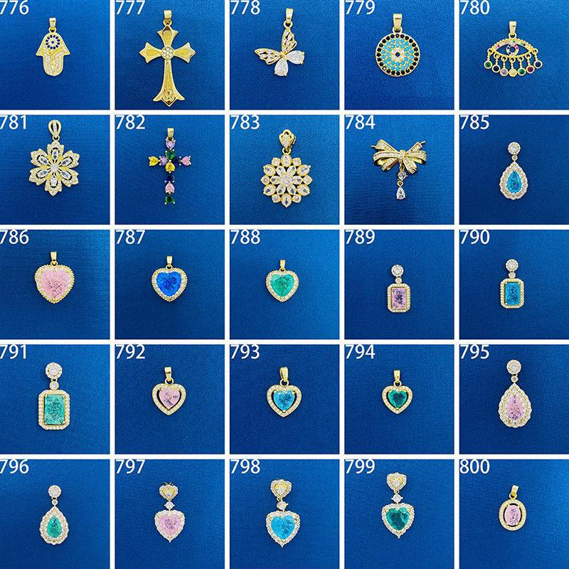 2022 nuevo 100 accesorios colgantes al por mayor casual a juego DIY joyería en línea popular TikTok sin cadena