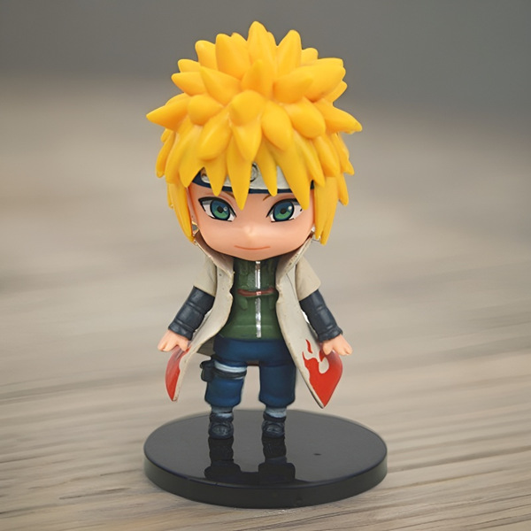 Naruto Handmade Xiao organiza muñecas de dibujos animados con tierra, modelos de juguetes, niños, estudiantes de anime de escritorio