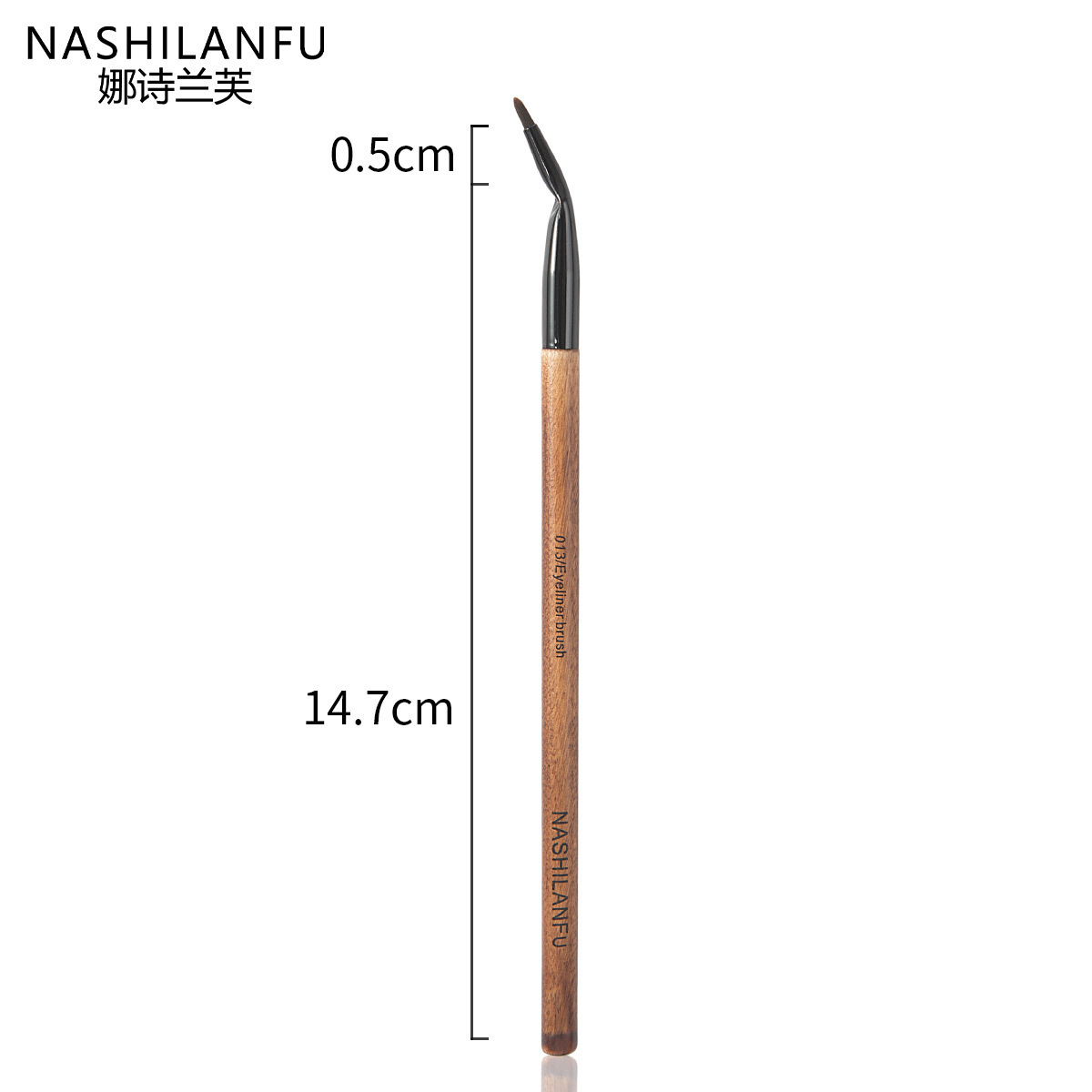 013-Bent tube eyeliner brush