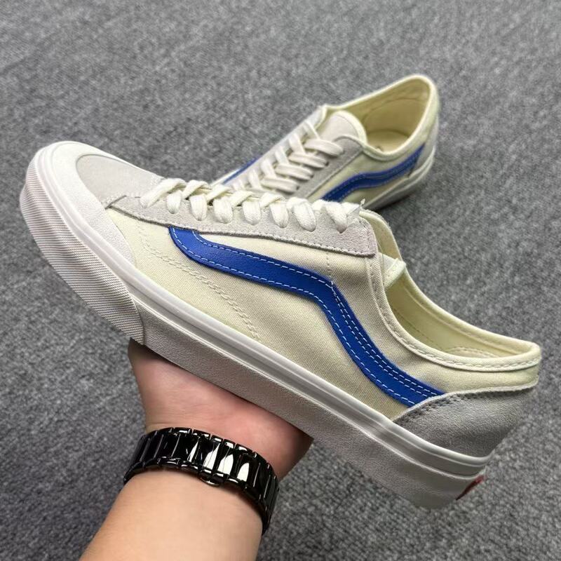 2026 Spring New Off-White Low-Top Canvas Shoes, Retro Men's Versatile Shoes, Popular Sneakers, Lightweight Men's Shoes