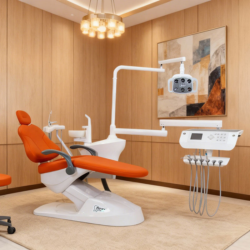Mesa de trabajo de silla de tratamiento dental integral clínica oral detalchair máquina de tratamiento dental integral image 4