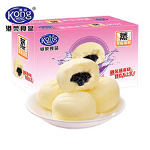 港荣蓝莓蒸蛋糕零食休闲小吃食品健康夹心小面包营养早餐整箱
