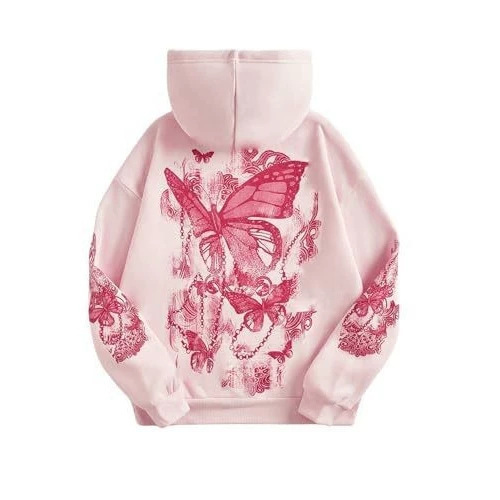 Cross-border foreign trade Amazon independent site autumn new women's animal butterfly flower trendy sweatshirt Cross-border foreign trade Amazon independent site autumn new women's animal butterfly flower trendy sweatshirt