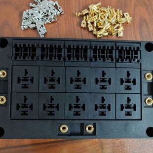 Fifteen-way DIY free combination relay box small car control box plug-in car fuse box