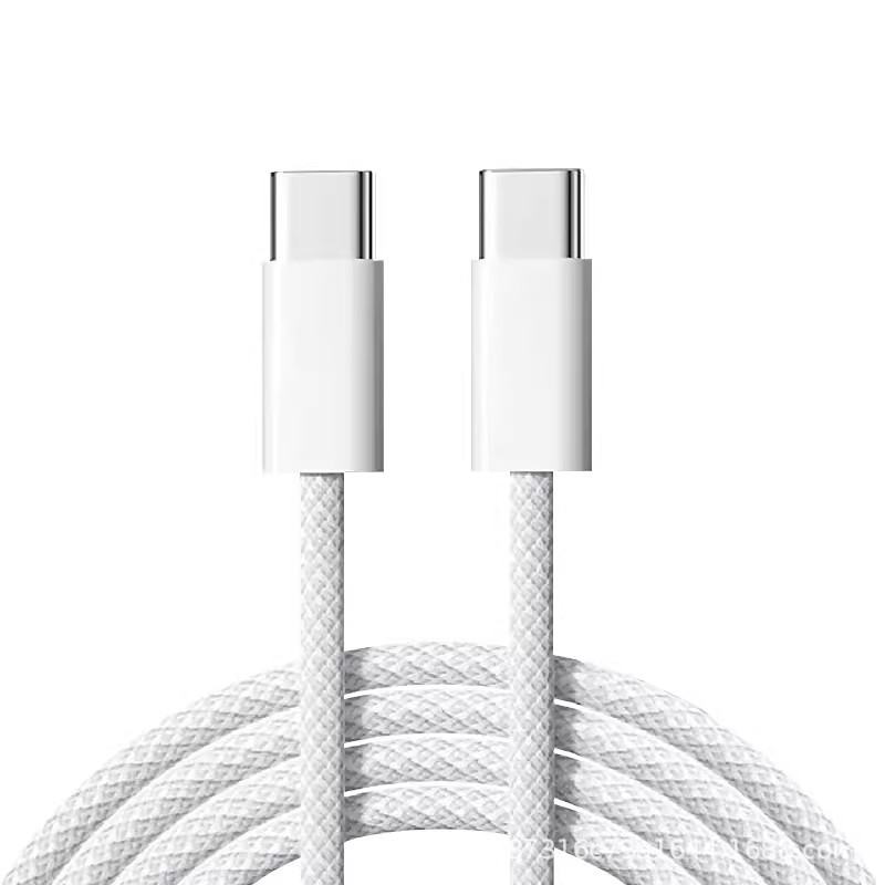 Cable de carga rápida dual C cable de datos typec cable de carga rápida de 20W de doble cabezal pd30 w para iPhone 15