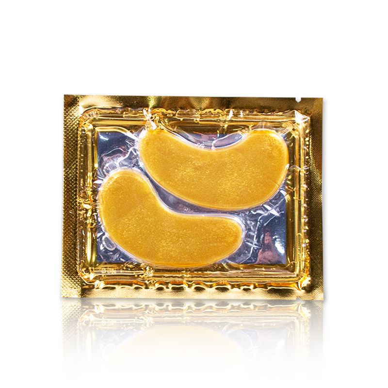 Cross-Border máscara de ojo de oro se desvanecen bolsa de colágeno hidrogel máscara de ojo punto al por mayor máscara de ojo de cristal