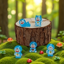 卡通夜光机器猫树脂配件diy洞洞鞋手机壳发夹头饰收纳盒装饰配件