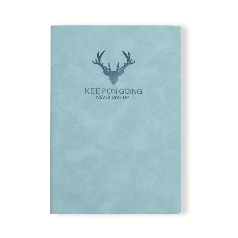 A5 cuaderno de negocios B5 personalizado logotipo de cabra cuaderno de escritorio cuaderno de oficina al por mayor