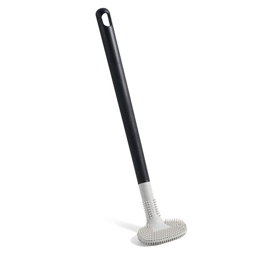 [Internet celebrity long handle soft bristle toilet brush] toilet cleaning brush silicone wall-mounted toilet cleaning brush without dead corners
