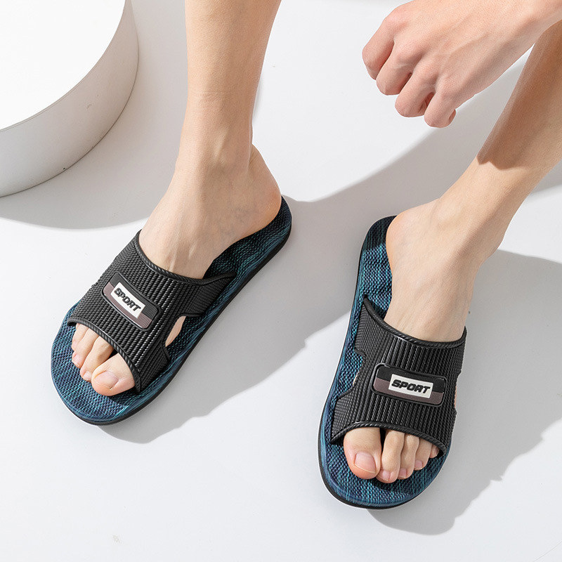 Factory Direct Sales Plus Size Men's Eva Sandals Non-Slip Thick Sole Outer Wear Home Slippers Cross-Border Distribution Wholesale