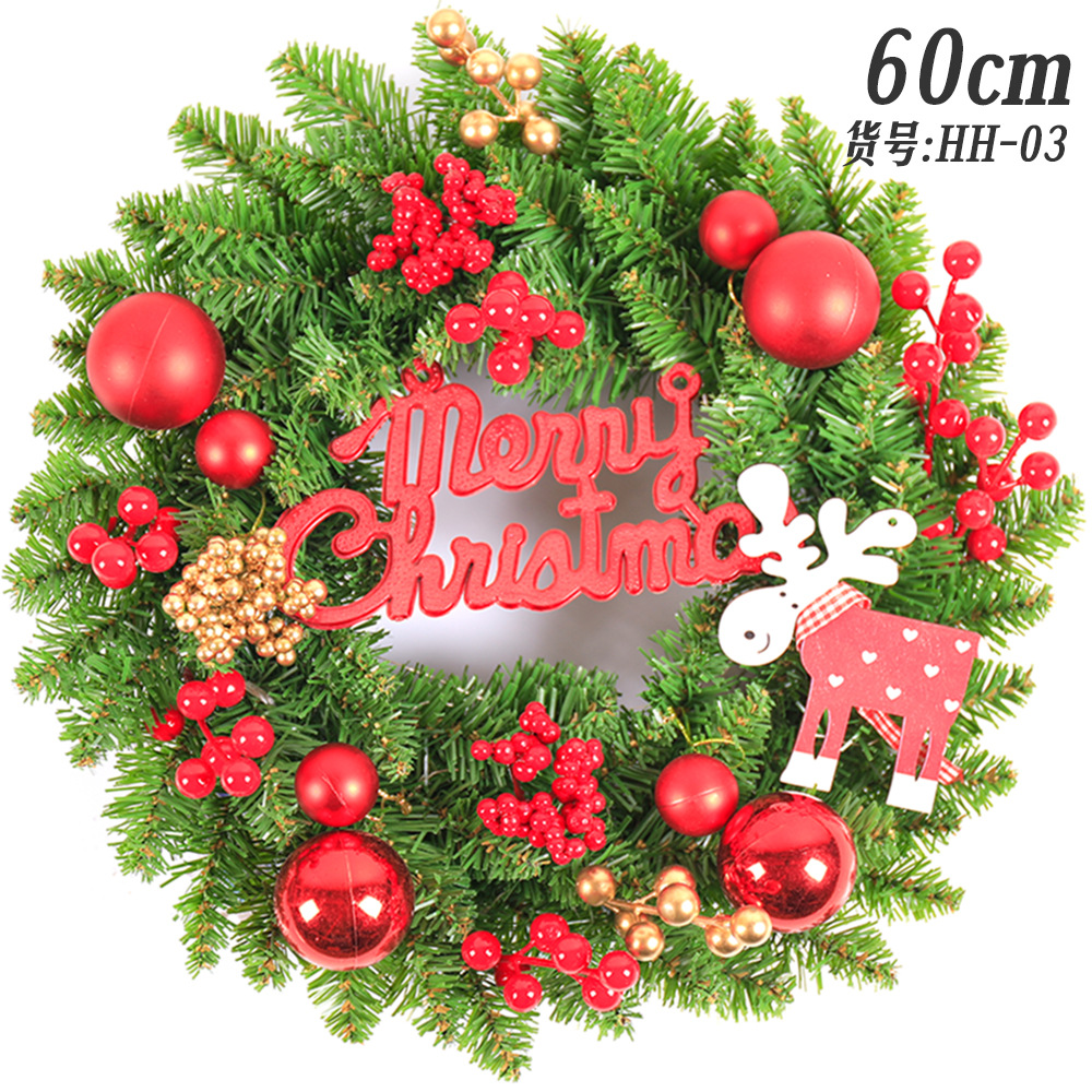 Amazon pop navideño coronas de vinas 30 / 40 / 50 / 60cm decoración de la puerta colgante escena árbol de Navidad
