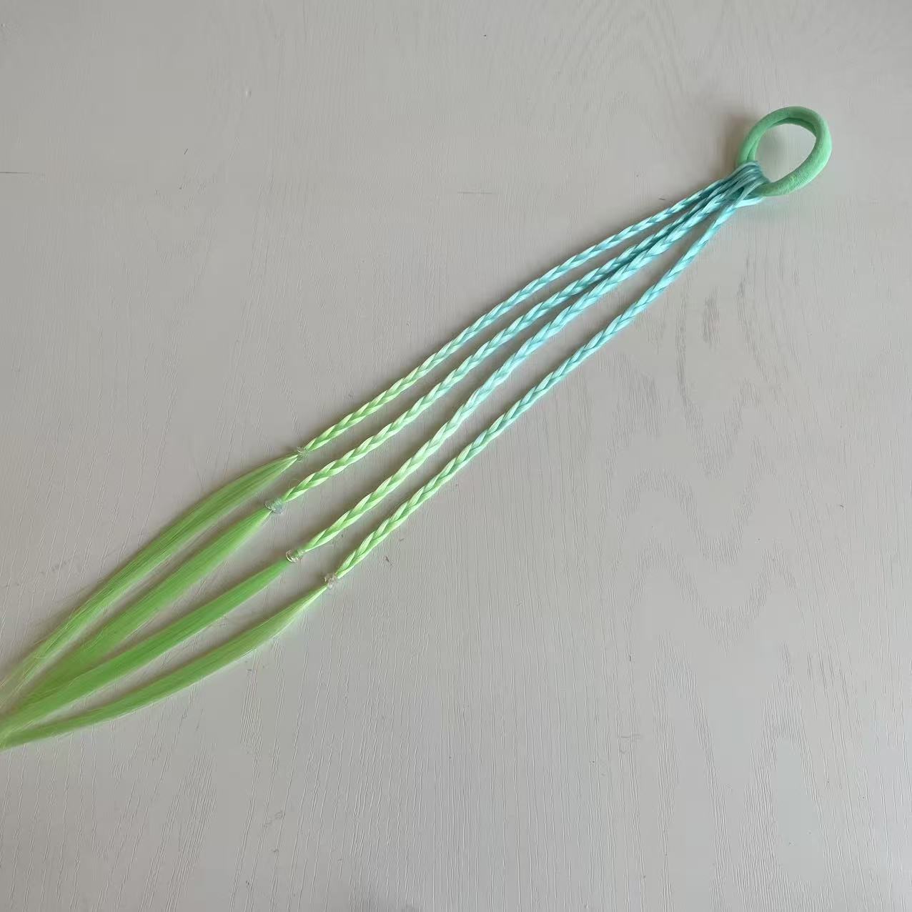 Aqua green + fluorescent green