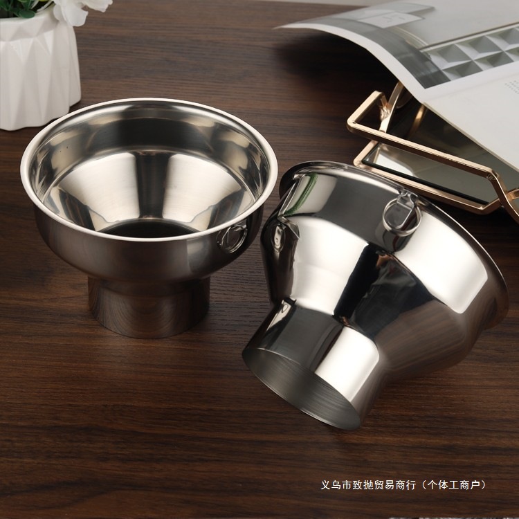 304漏斗大口径不锈钢漏斗加粉漏斗果酱漏斗酒油泡菜灌装漏斗批发