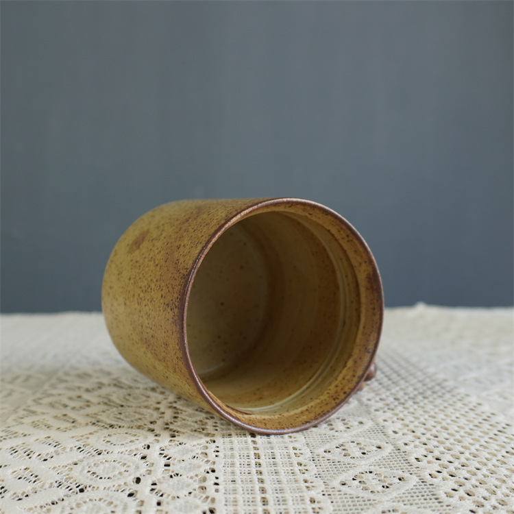 Ceramic Coffee Mug Japanese Style Aesthetic Afternoon Tea Cup_voghion.com